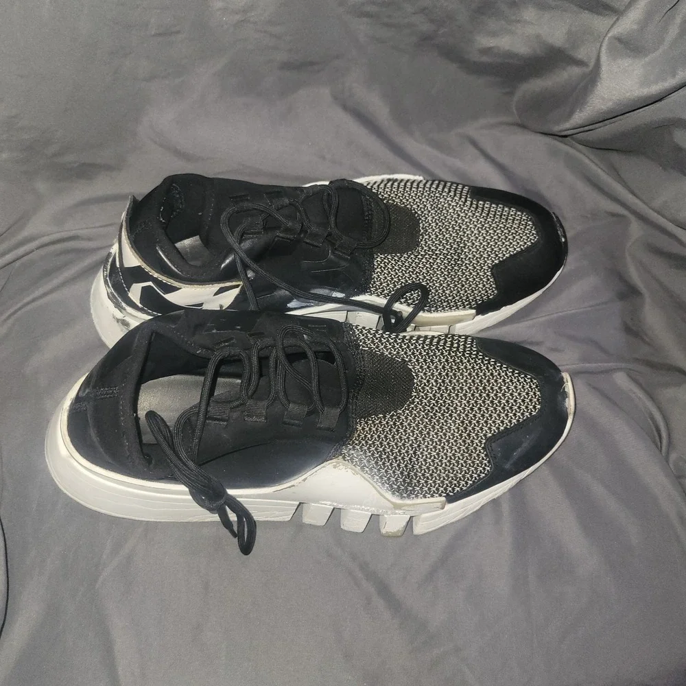 Vintage Winter 2017 Adidas Y-3 Collection Adidas Ayero Black And White Sz 11